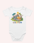 Dinosaurs T-Shirt One Piece - Personalised