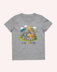 Dinosaurs T-Shirt One Piece - Personalised