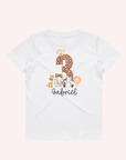 Animals Safari T-Shirt Birthday- Personalised