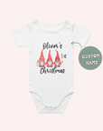 First Christmas Santa Gnome Custom Name One Piece - personalised