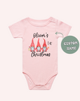 First Christmas Santa Gnome Custom Name One Piece - personalised