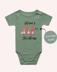 First Christmas Santa Gnome Custom Name One Piece - personalised