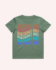 RETRO BIRTHDAY BOY TEE/ ONE PIECE
