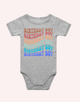 RETRO BIRTHDAY BOY TEE/ ONE PIECE