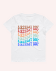 RETRO BIRTHDAY BOY TEE/ ONE PIECE
