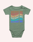 RETRO BIRTHDAY BOY TEE/ ONE PIECE