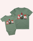 KID CHRISTMAS GNOMES ONE PIECE T SHIRT