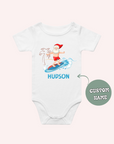Santa Surf Boy’s One-Piece & T-Shirt - personalised