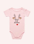 Baby’s First Christmas Reindeer One Piece - personalised