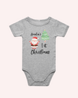 First Christmas Custom Name Tree Santa One Piece - personalised