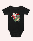 SANTA DINOSAUR ONE PIECE OR T SHIRT