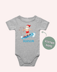 Santa Surf Boy’s One-Piece & T-Shirt - personalised