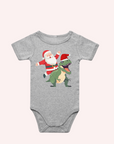 SANTA DINOSAUR ONE PIECE OR T SHIRT