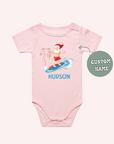 Santa Surf Boy’s One-Piece & T-Shirt - personalised