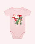 SANTA DINOSAUR ONE PIECE OR T SHIRT