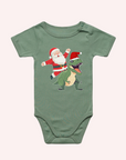 SANTA DINOSAUR ONE PIECE OR T SHIRT