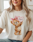 LOVE TEDDY VALENTINE'S DAY TSHIRT (more colours and styles)