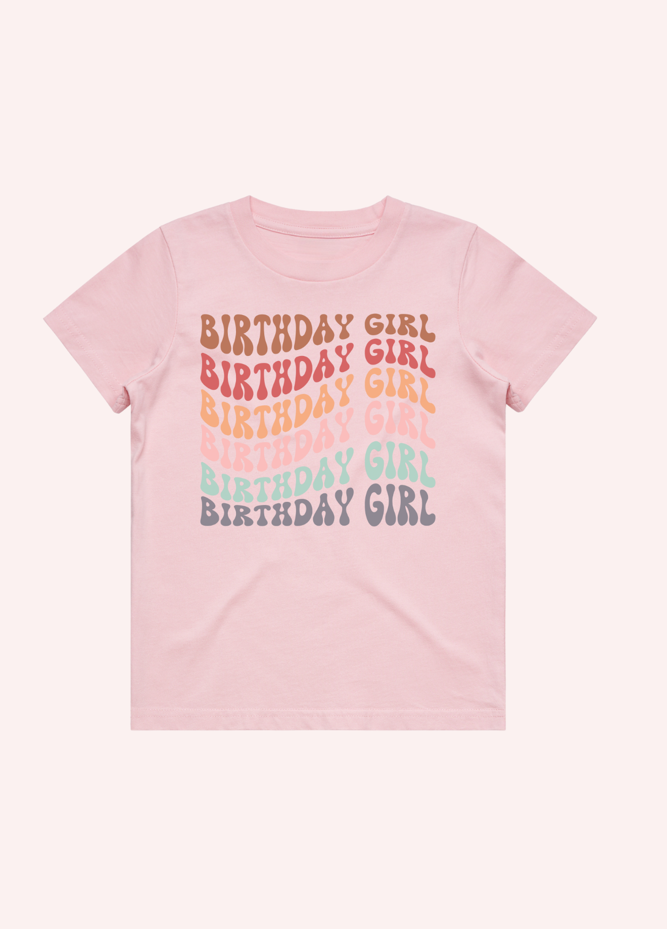 retro birthday girl tshirt for 10 year old