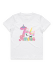 custom age name unicorn birthday for girl australia