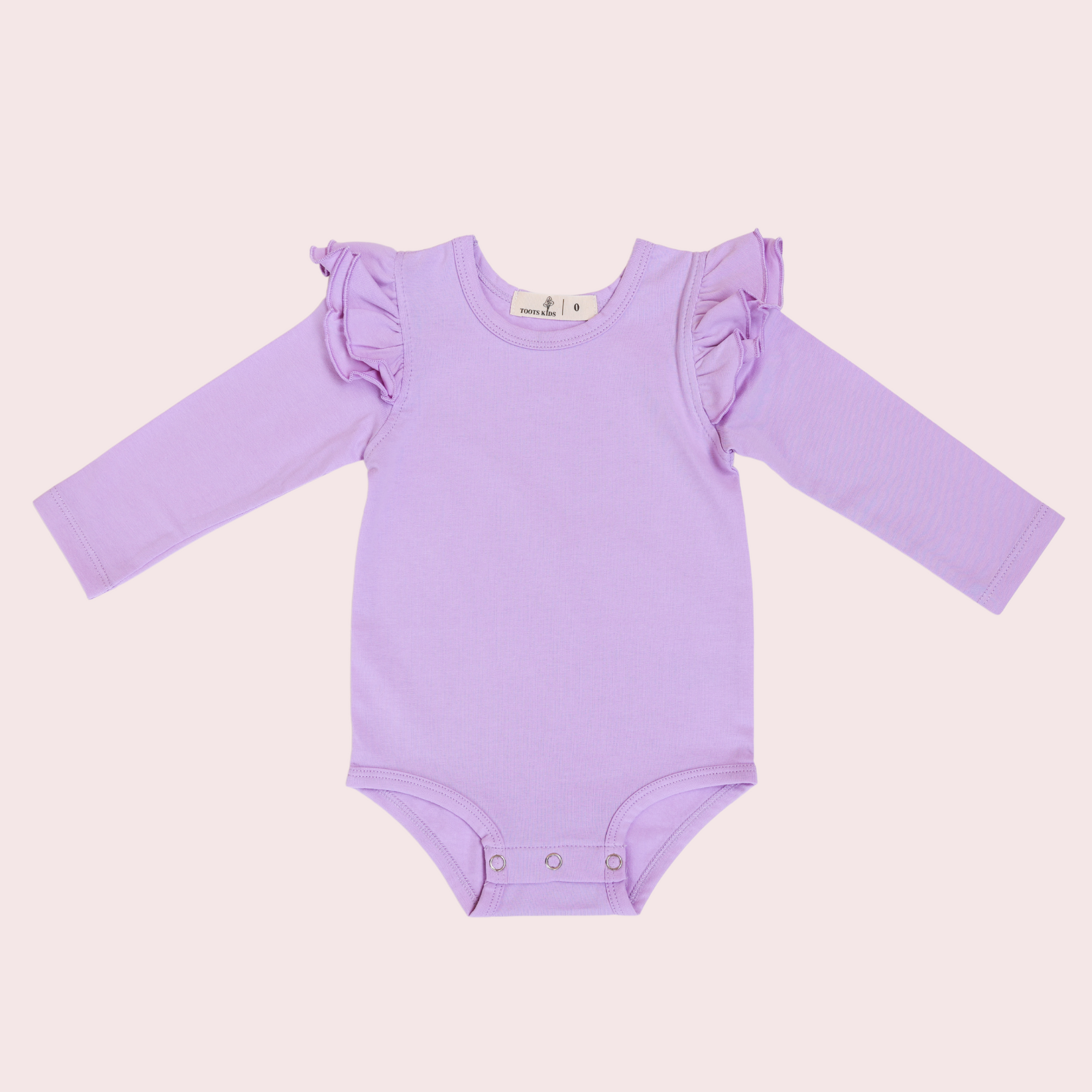 LILAC LONG SLEEVE FLUTTER