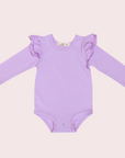 LILAC LONG SLEEVE FLUTTER