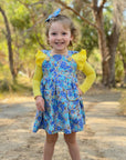 ADELAIDE BUTTON DRESS - Toots Kids