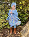 ADELAIDE BUTTON DRESS - Toots Kids