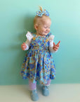 ADELAIDE BUTTON DRESS - Toots Kids
