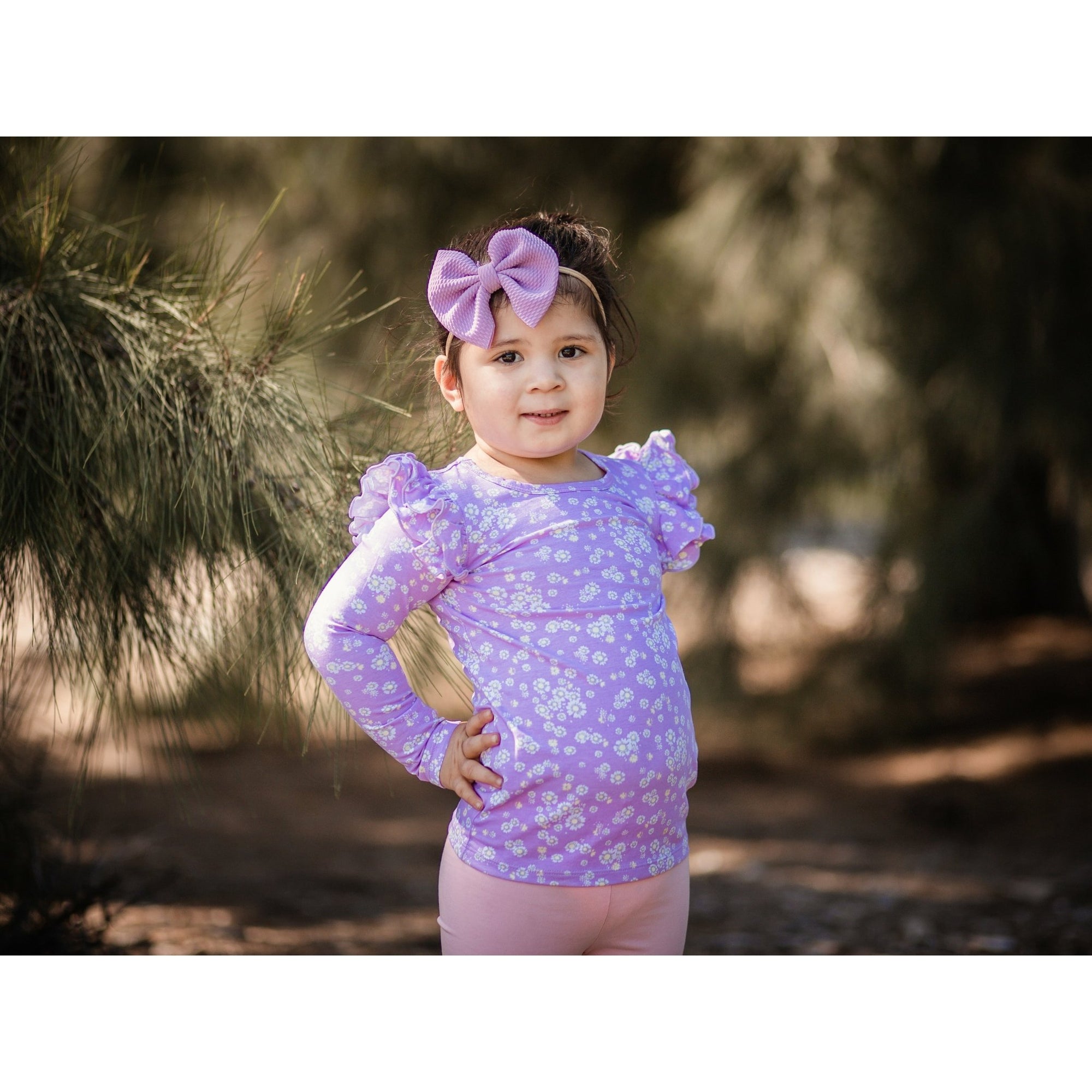 AUDREY LONG SLEEVE FLUTTER - Toots Kids