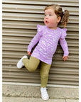 AUDREY LONG SLEEVE FLUTTER - Toots Kids