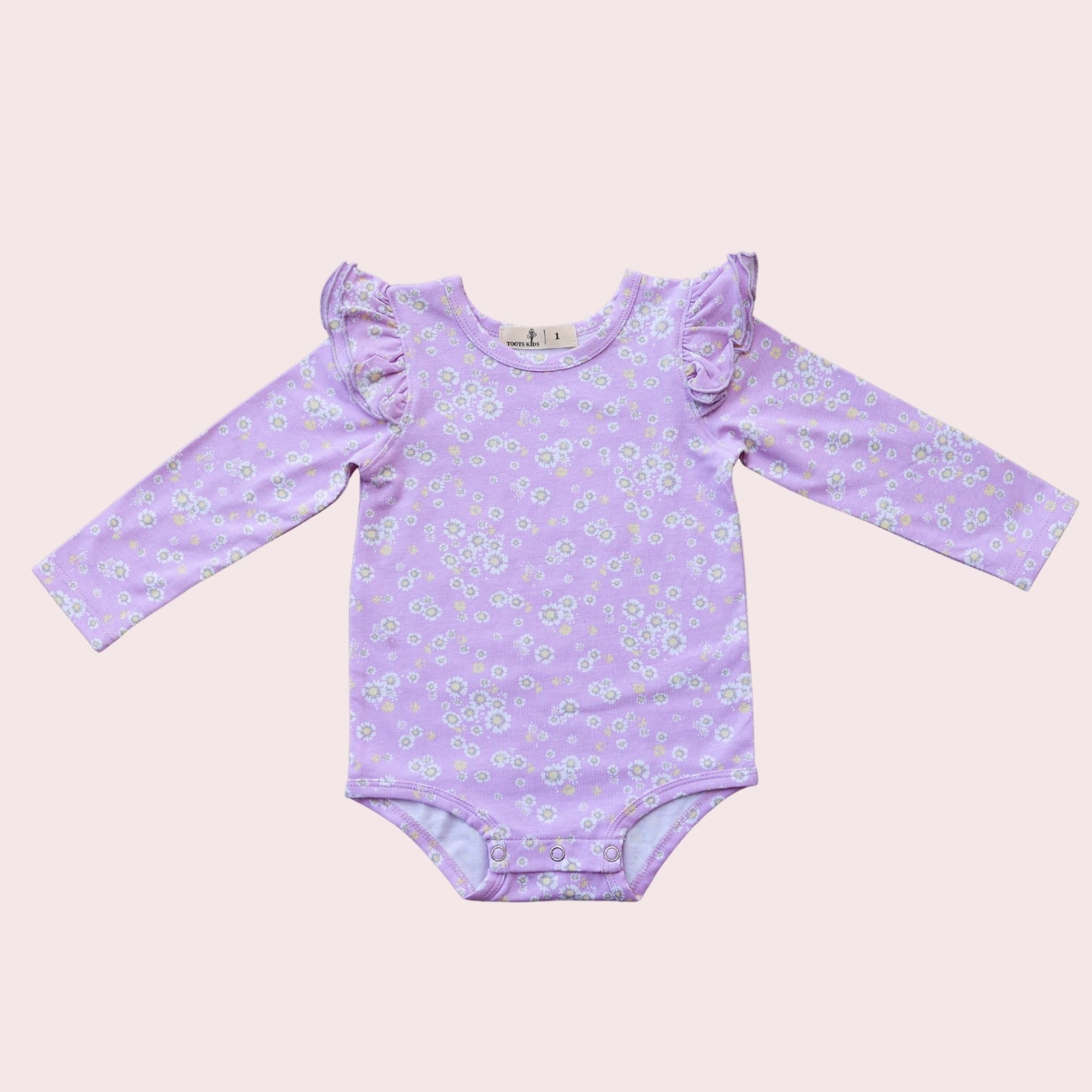 AUDREY LONG SLEEVE FLUTTER - Toots Kids