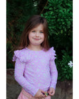 AUDREY LONG SLEEVE FLUTTER - Toots Kids