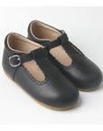 BLACK T-BAR SHOES - Toots Kids