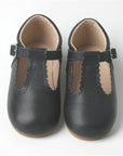 BLACK T-BAR SHOES - Toots Kids