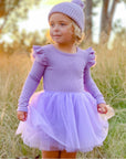 BLUSH VIOLET TUTU DRESS