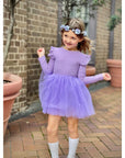 BLUSH VIOLET TUTU DRESS