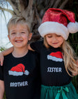 BROTHER CHRISTMAS HAT KIDS T-SHIRT - Toots Kids