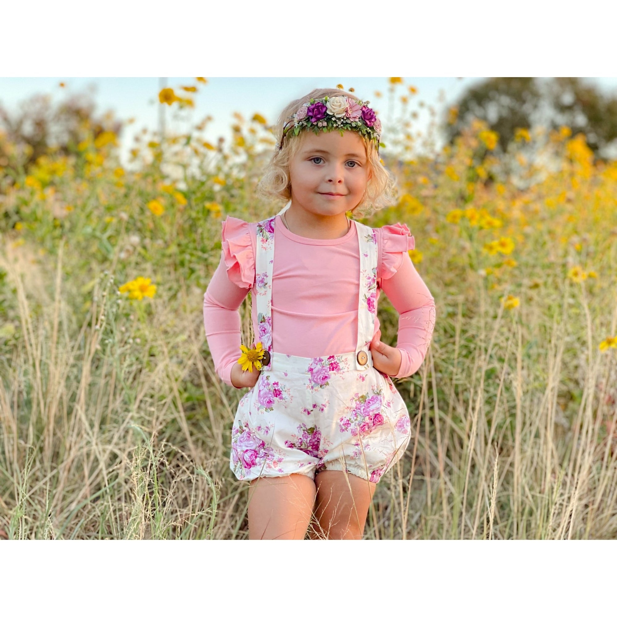 CANDY HEART LONG SLEEVE FLUTTER