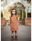 CARAMEL OVERALL DRESS