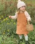 CARAMEL OVERALL DRESS