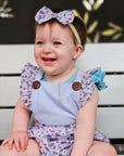 CARLIE BUTTON ROMPER - Toots Kids