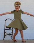 DRIED HERB TWIRLY GIRL DRESS