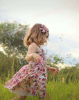 HOLLY BUTTON DRESS - Toots Kids