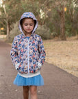 IVORY FLORAL HOODIE - Toots Kids