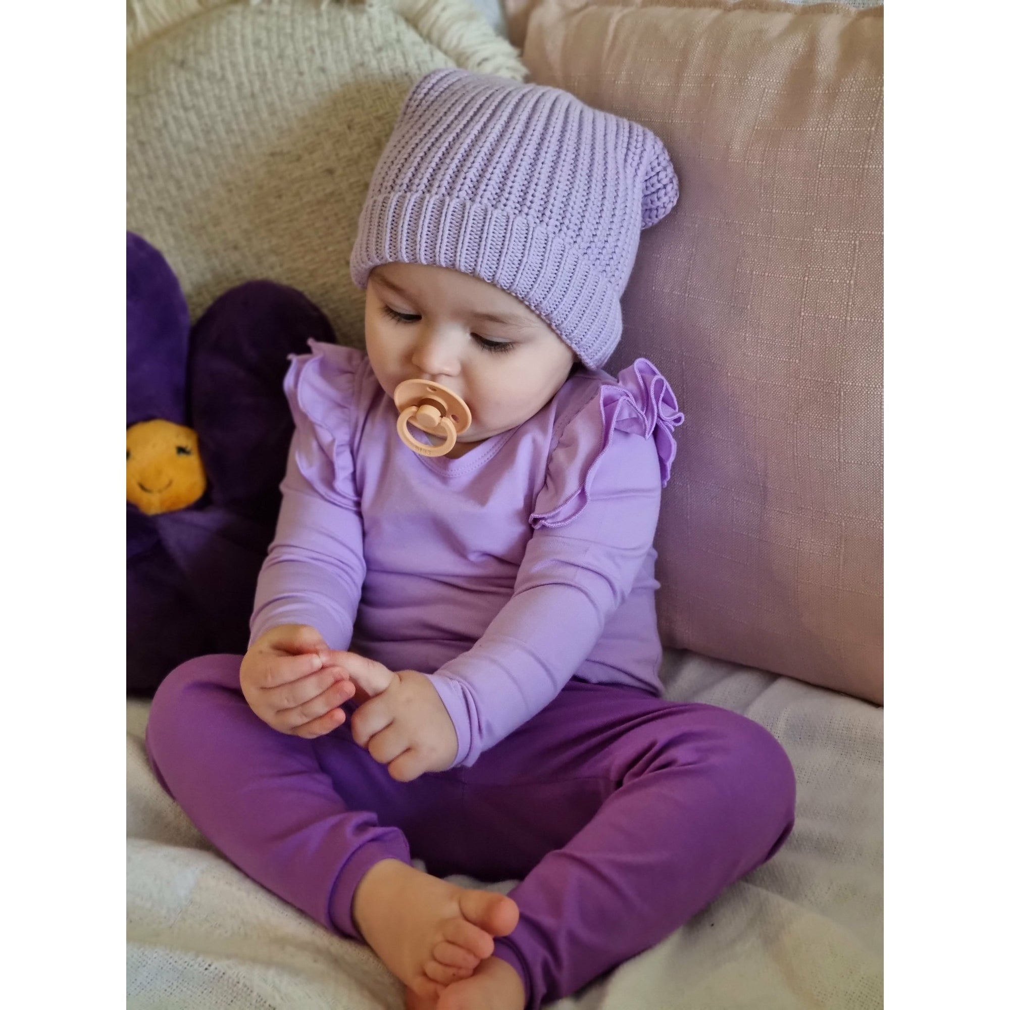 LILAC LONG SLEEVE FLUTTER