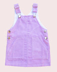 LILAC OVERALL DRESS