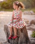 MARINA BUTTON DRESS - Toots Kids