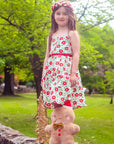 MARINA BUTTON DRESS - Toots Kids