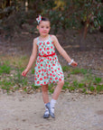 MARINA BUTTON DRESS - Toots Kids