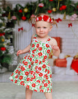 MARINA BUTTON DRESS - Toots Kids